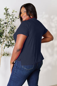 Basic Bae Full Size Round Neck Short Sleeve T-Shirt Trandify deal