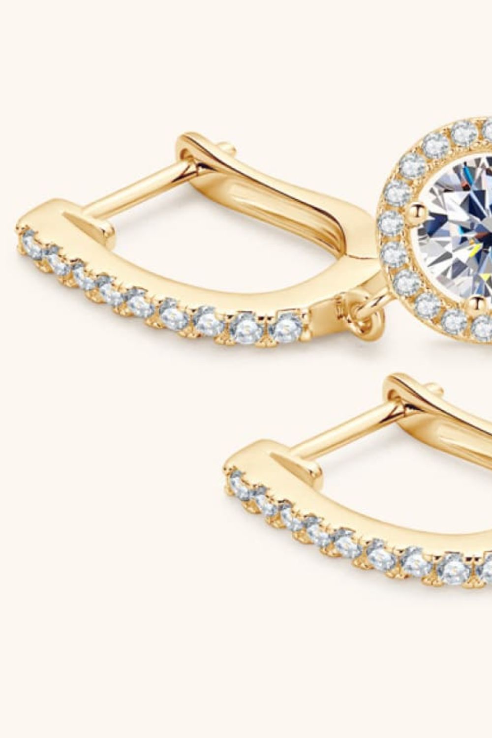 2 Carat Moissanite 925 Sterling Silver Drop Earrings Trandify deal