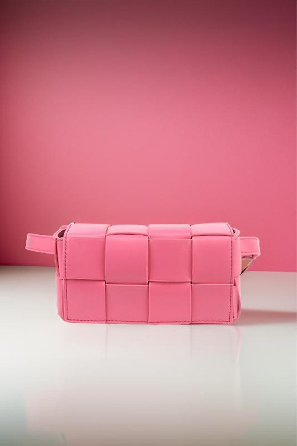 Zenana Vegan Leather Woven Crossbody Bag Trandify deal