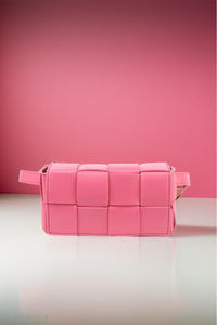 Zenana Vegan Leather Woven Crossbody Bag Trandify deal