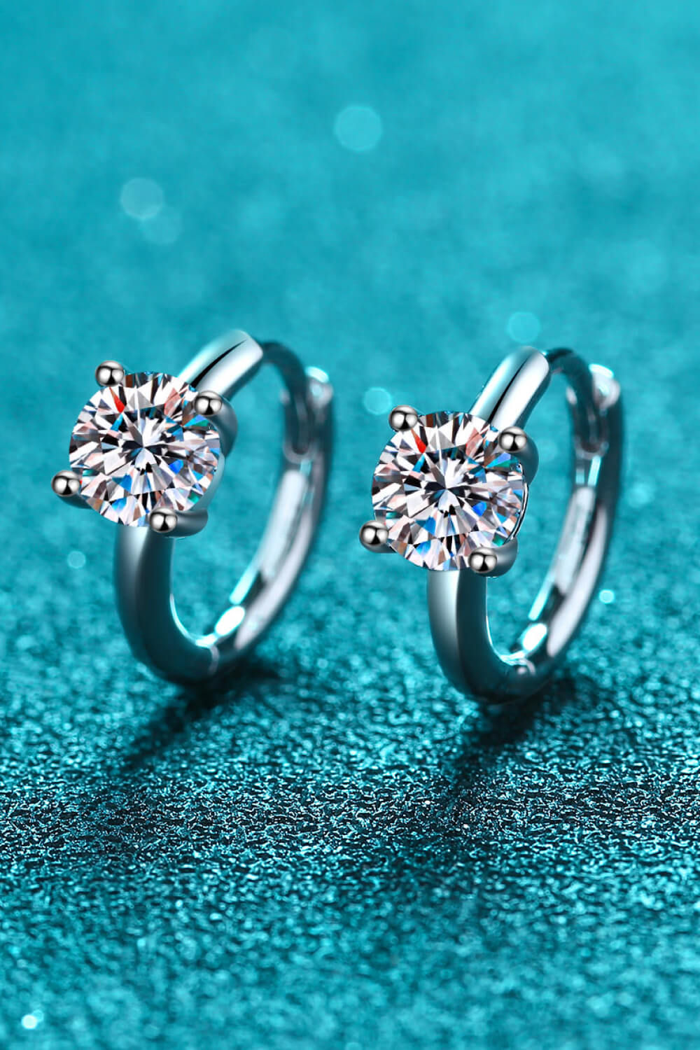Moissanite Huggie Earrings Trandify Deal