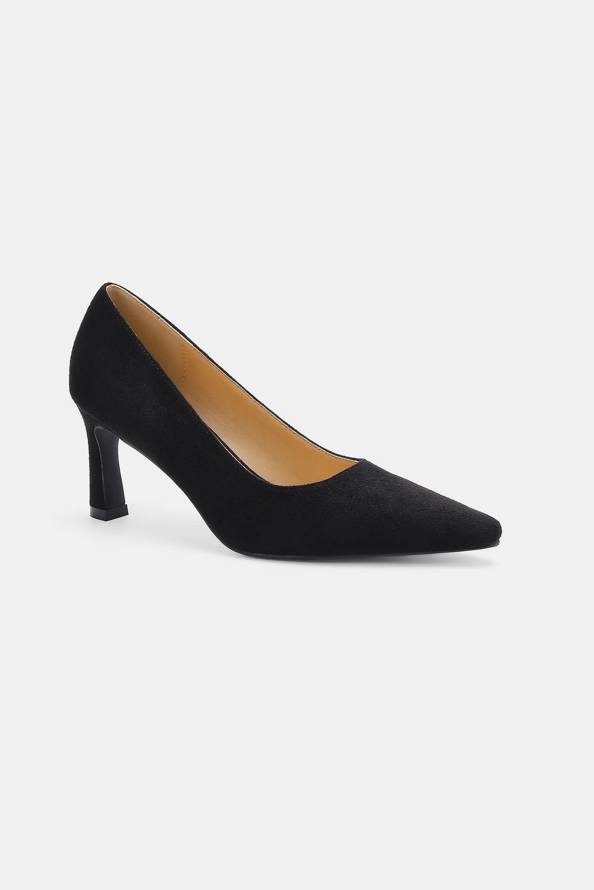 Beast Fashion Faux Suede Point Toe Pumps Trandify Deal