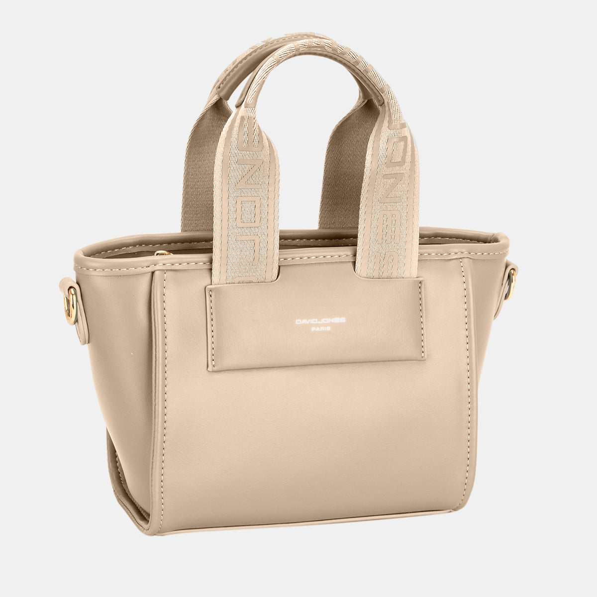 David Jones Small Handbag with Embossed Pattern Handles Trandify Deal