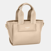 David Jones Small Handbag with Embossed Pattern Handles Trandify Deal