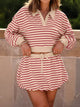 Cropped Sweater and Bubble Skirt Set | Casual Outfit Coordinated