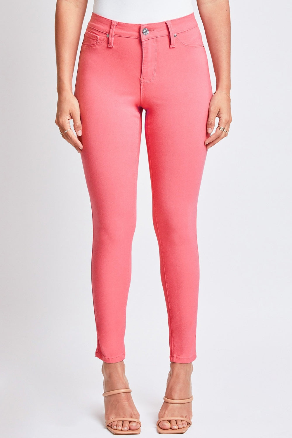 YMI Jeanswear Full Size Hyperstretch Mid-Rise Skinny Jeans Trandify deal