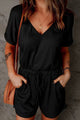 Trendy V-Neck Romper – Breathable & Lightweight – Trandifydeal