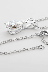 1.5 Carat Moissanite Pendant 925 Sterling Silver Necklace Trandify Deal