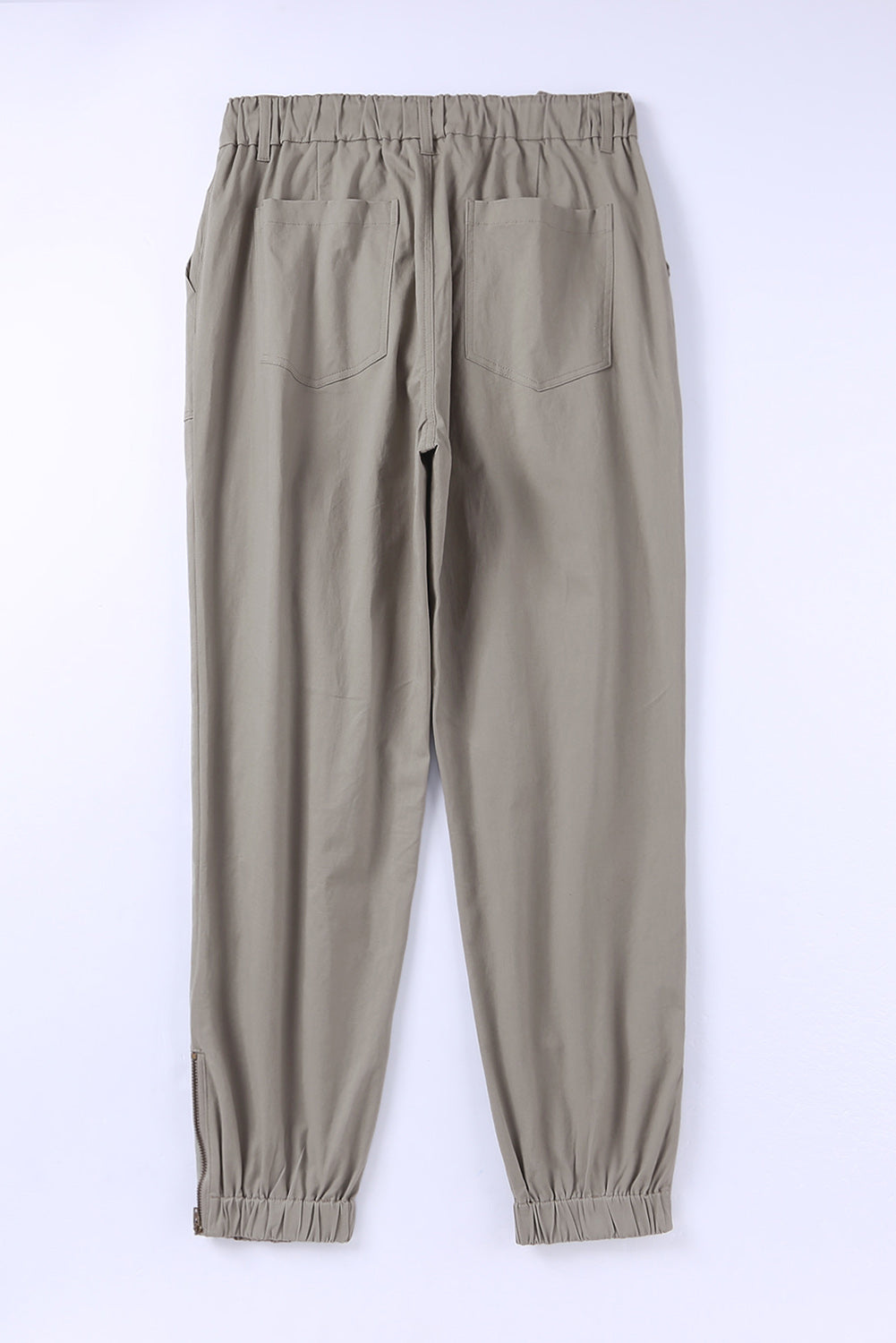 Drawstring Side Zip Joggers - Trandify Deal