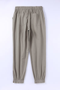Drawstring Side Zip Joggers - Trandify Deal