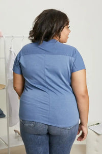 Sew In Love Full Size Exposed Seam Round Neck Short Sleeve T-Shirt Trandify deal