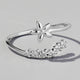 925 Sterling Silver Flower Ring Trandify Deal