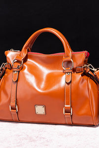 PU Leather Handbag with Tassels Trandify Deal