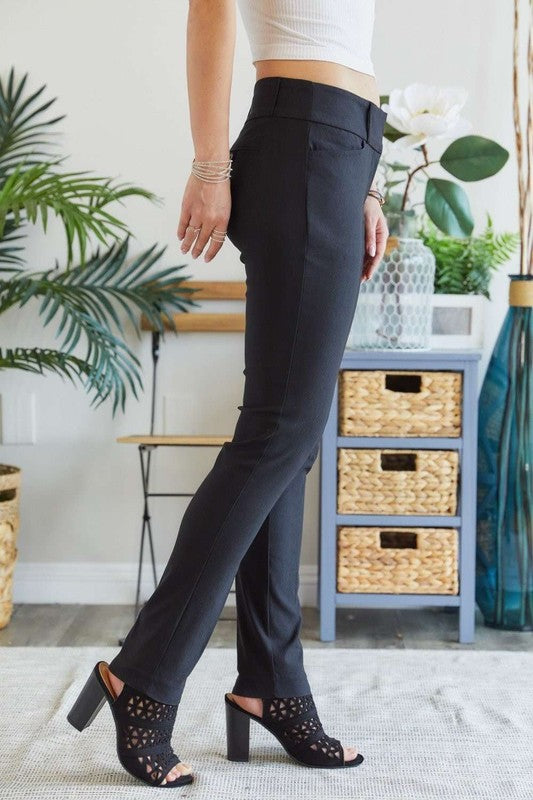 ADORA Mid Rise Skinny Pants Trandify Deal