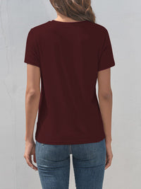 Dragonfly Graphic Round Neck Short Sleeve T-Shirt Trandify deal