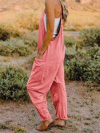 Double Take Full Size Sleeveless V-Neck Pocketed Jumpsuit Trandify deal