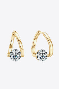 2 Carat Moissanite 925 Sterling Silver Heart Earrings Trandify deal