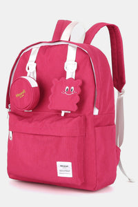 Himawari Waterproof Canvas Backpack Bag with Removable Coin Purse Trandify Deal