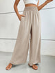Perfee Wide Leg Pants with Pockets Trandify Deal