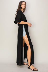 HYFVE Tie Back Maxi Split Cover Up Dress Trandify deal