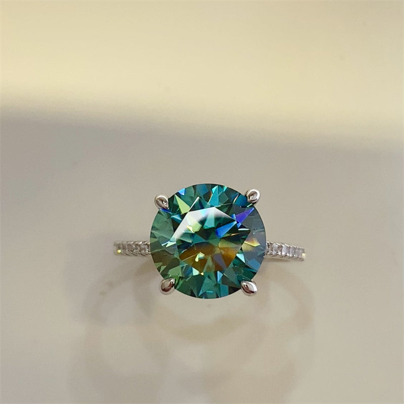 5 Carat Moissanite Zircon 925 Sterling Silver Ring Trandify Deal