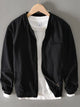 Men’s Plus Size Zip-Up Hoodie Jacket for Big & Tall – Lightweight Long Sleeve Casual Outerwear