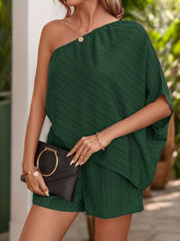 Trendy Single Shoulder Romper for Women – Summer Fashion Outfit