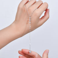 1.3 Carat Moissanite 925 Sterling Silver Drop Necklace Trandify deal