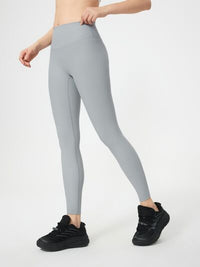 Women's High Waist Yoga Leggings – Black Tummy Control Workout Pants for Running & Gym – Plus Size Activewear – Trandifydeal