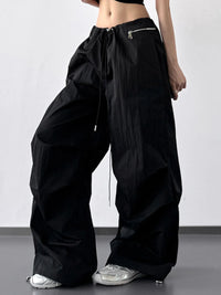 Trendy Streetwear Cargo Pants for Women – Comfort Fit & Adjustable Waist