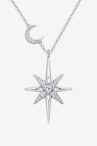 Moissanite 925 Sterling Silver Necklace Trandify Deal