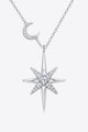 Moissanite 925 Sterling Silver Necklace Trandify Deal