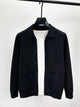 Men's Plus Size Button-Up Cardigan Sweater with Pockets – Big & Tall Casual Knitwear