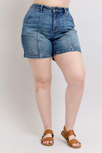 Judy Blue High Rise Denim Shorts For Women - Trendy and Comfortable Fit