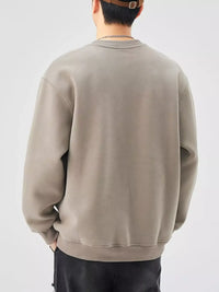 Men's Plus Size Oversized Crewneck Sweatshirt