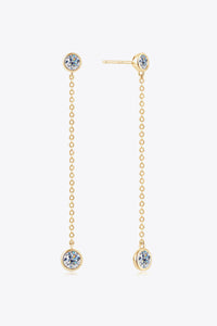 Adored Moissanite Chain Earrings Trandify Deal