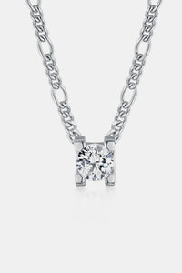 2 Carat Moissanite 925 Sterling Silver Pendant Necklace Trandify Deal