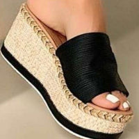 PU Leather Open Toe Sandals - Trandify Deal