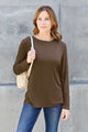 Basic Bae Full Size Round Neck Long Sleeve Top Trandify Deal
