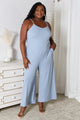 Basic Bae Full Size Spaghetti Strap V-Neck Jumpsuit Trandify deal