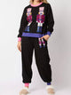 Women's Sequin Loungewear Set - Nutcracker Holiday Pajamas