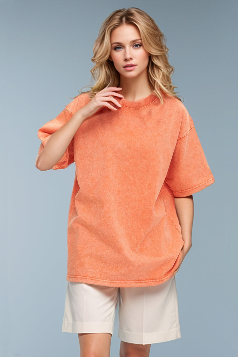Basic Bae Round Neck Half Sleeve T-Shirt Trandify Deal