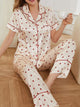 Contrast Piping Pocketed Top and Pants Lounge Set Trandify deal