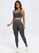 Scoop Neck Wide Strap Top and Pants Active Set Trandify Deal