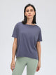 Soft breathable women's tee for gym and everyday outfits