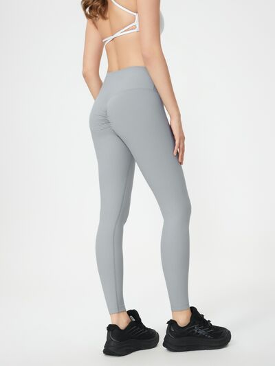 Women's High Waist Yoga Leggings – Black Tummy Control Workout Pants for Running & Gym – Plus Size Activewear – Trandifydeal