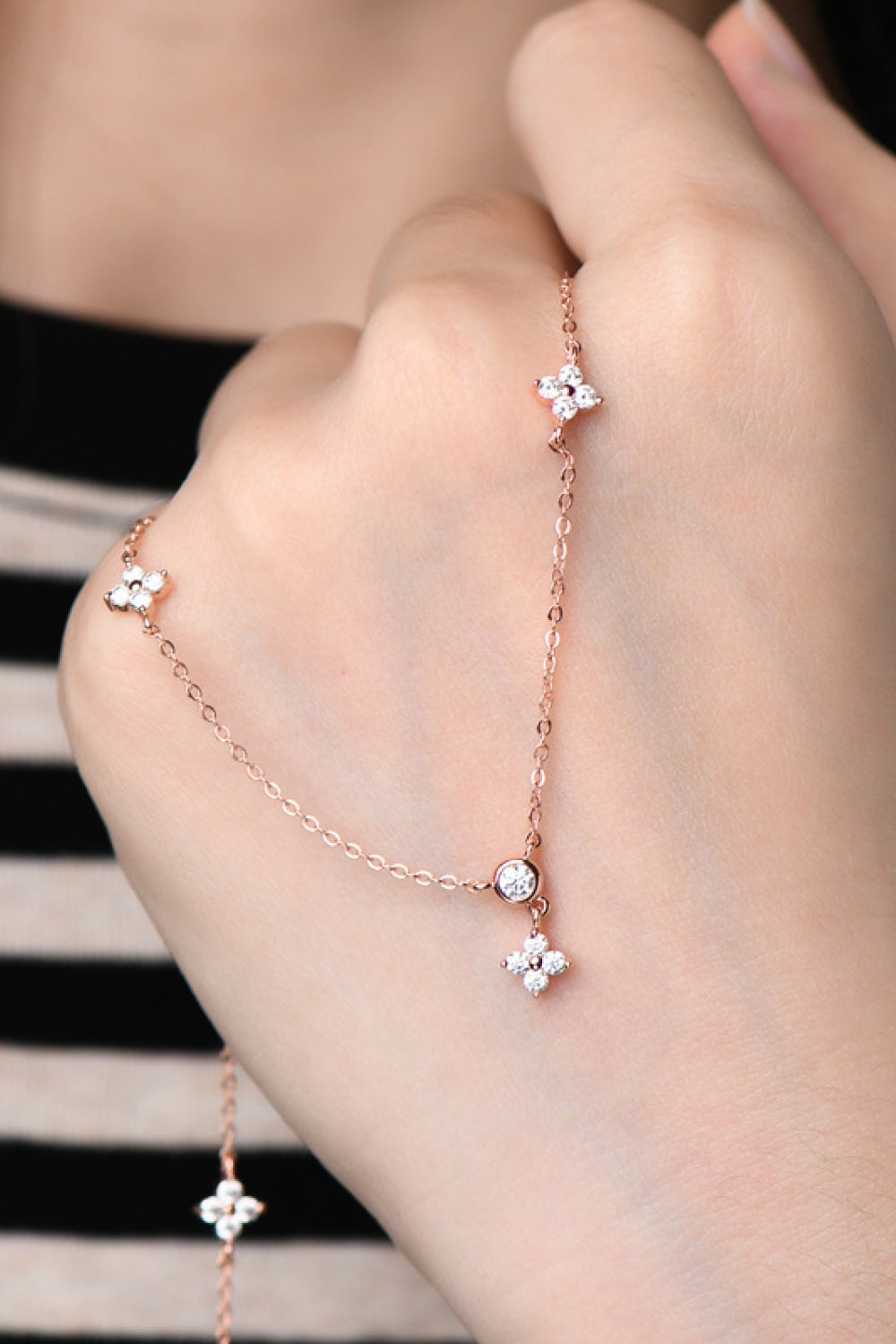 Moissanite 925 Sterling Silver Necklace Trandify Deal