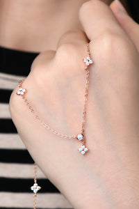 Moissanite 925 Sterling Silver Necklace Trandify Deal
