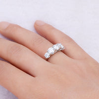 3.6 Carat Moissanite 925 Sterling Silver Ring Trandify Deal