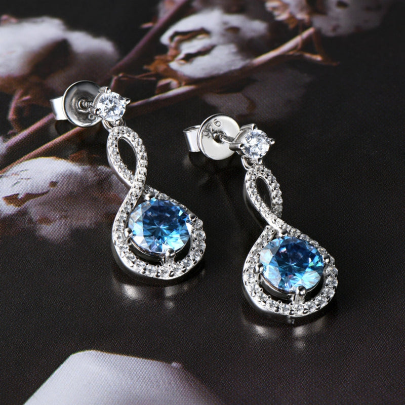 1 Carat Moissanite 925 Sterling Silver Earrings Trandify deal